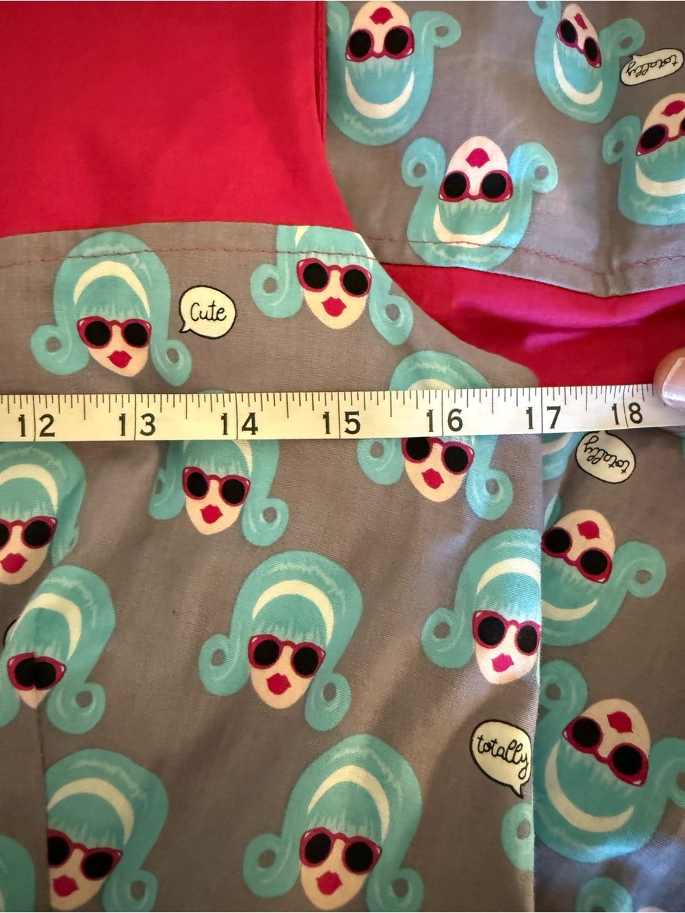 Beebop & Wally New York Retro 50’s Gladys Dress Cartoon Print Cotton Size M - Picture 8 of 10